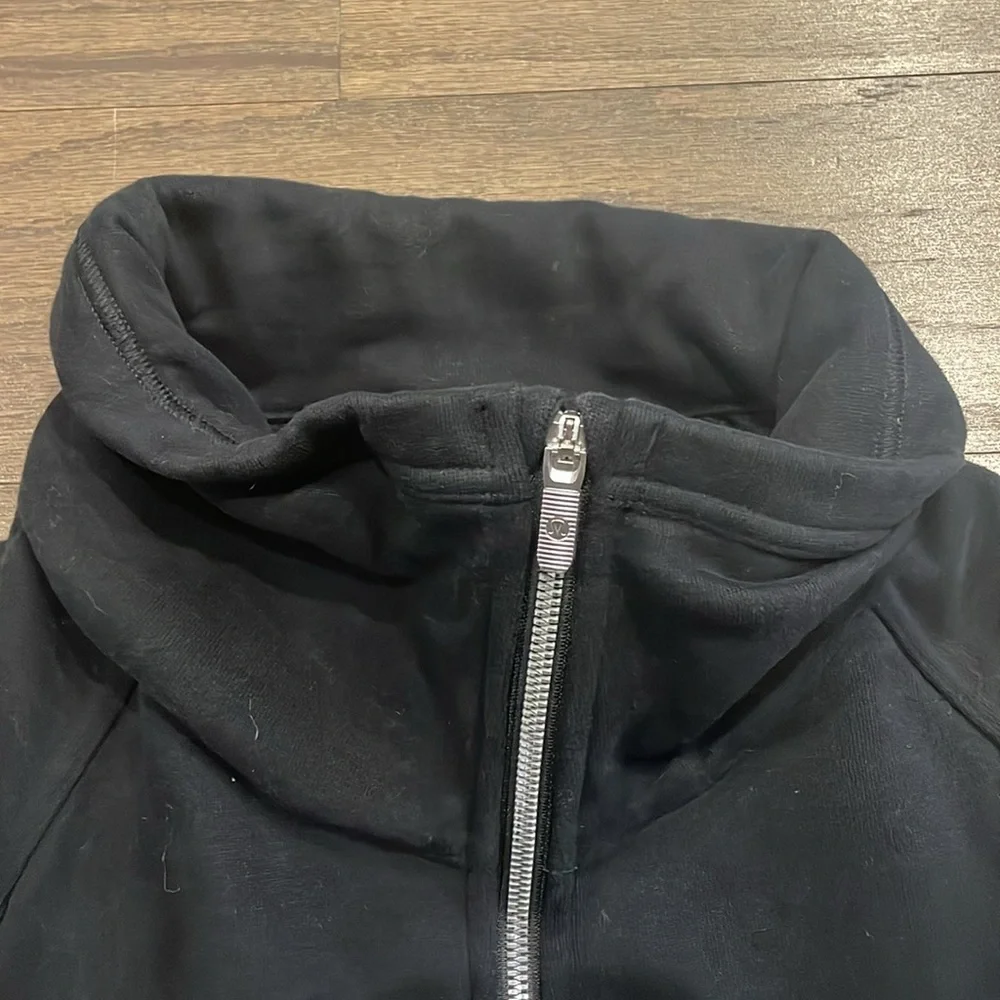 Lululemon Black Zip Up Sweatshirt - Size 4